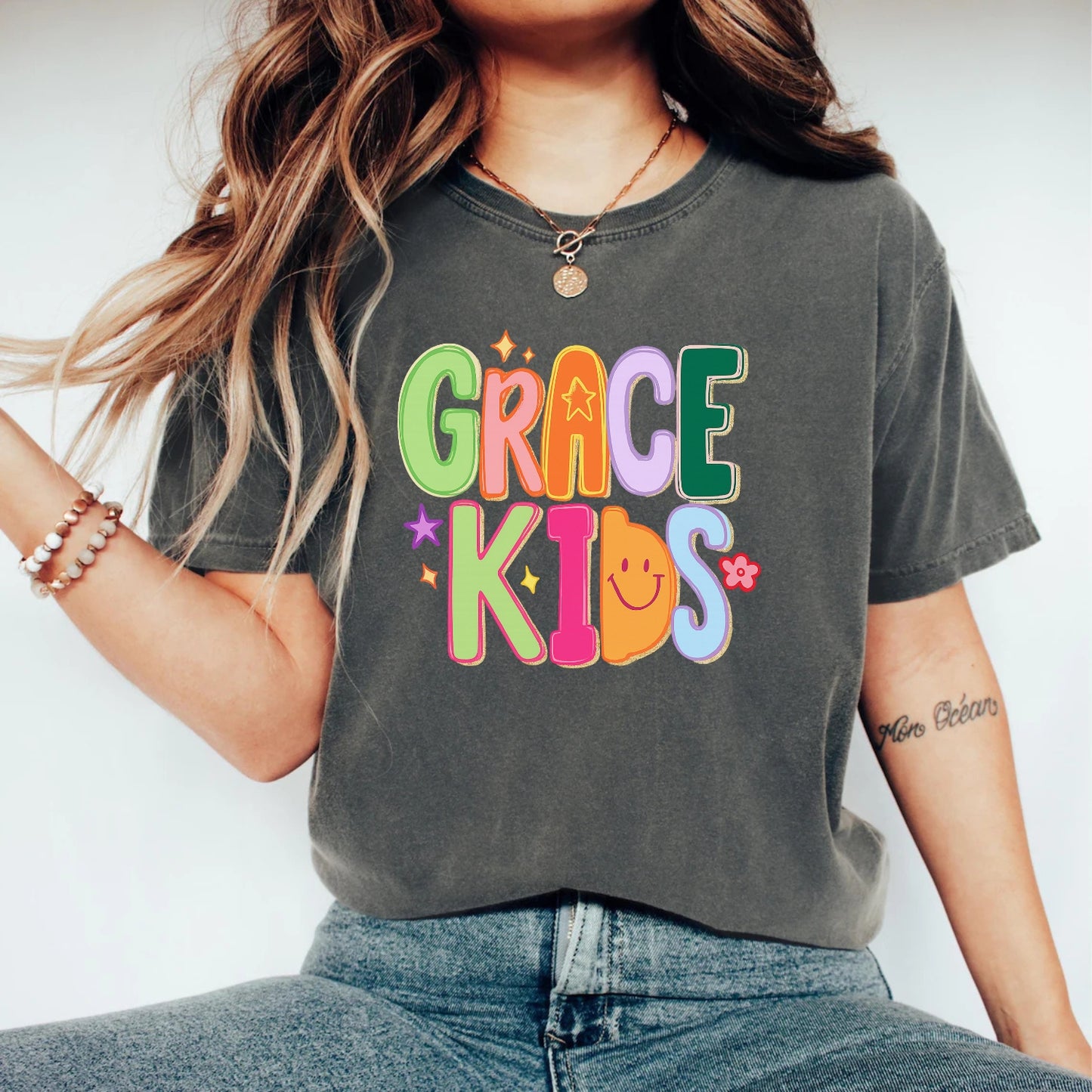 Grace Kids Comfort Colors Tee